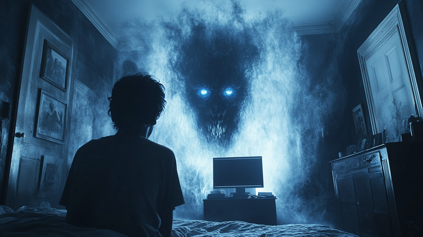 Le demon apparait dans la chambre de Scory, le 23 octobre
